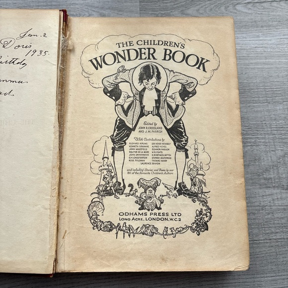 Rare Antique Alice in Wonderland Book White Rabbit Cover - 1934 - Picture 9 of 16